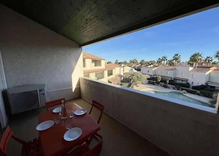 T3 Avec Piscine, Clim, Terrasse, Parking Prive - A 600m De La Plage, 6 Pers. - Fr-1-701-14 公寓 瓦尔拉普拉日